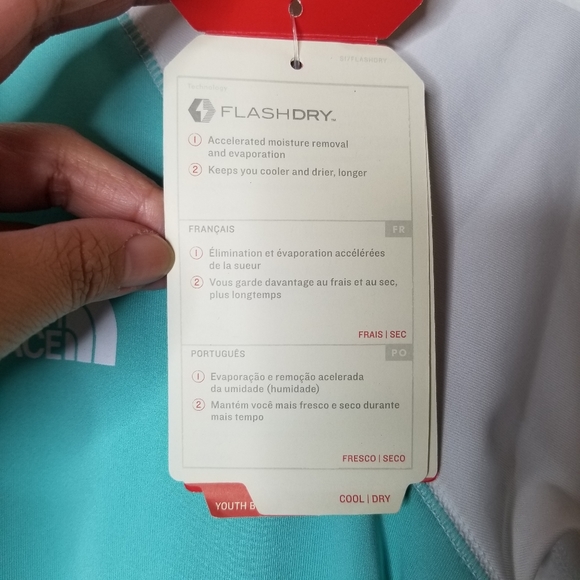 NWT North Face S/S Girls Shirt UPF 50 - Picture 8 of 8